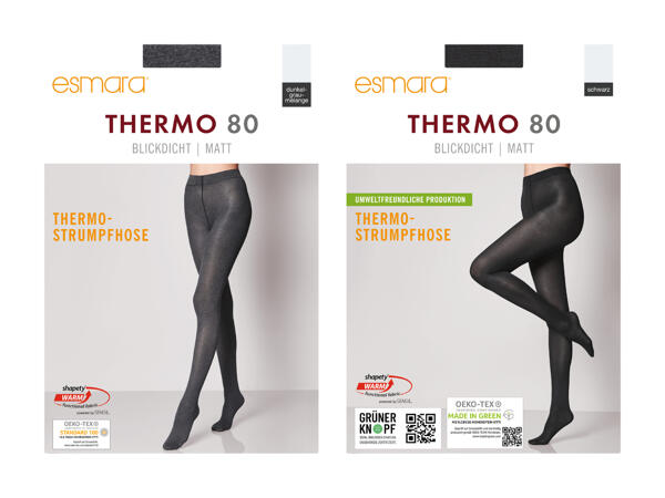 Collants thermorégulateurs