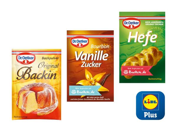 Ingrédients de pâtisserie Dr. Oetker