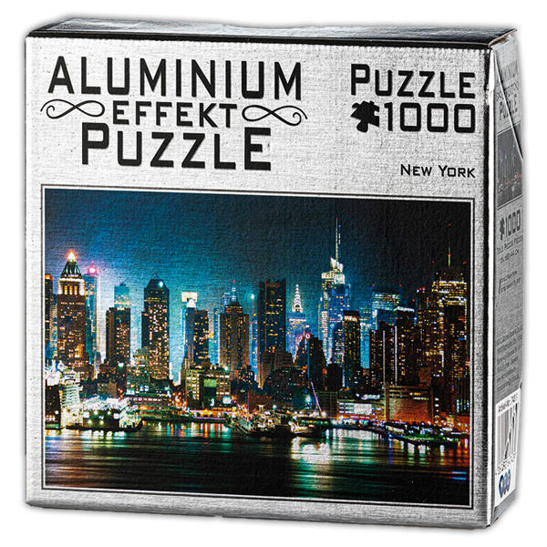 Aluminium-Effekt-Puzzle 1000 Teile