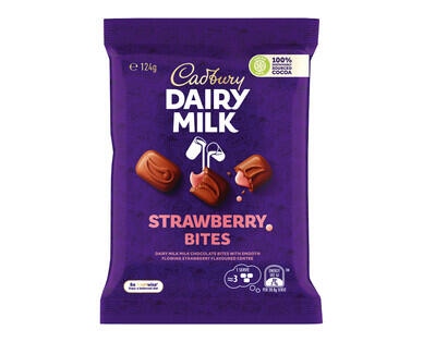 Cadbury Strawberry Bites 124g