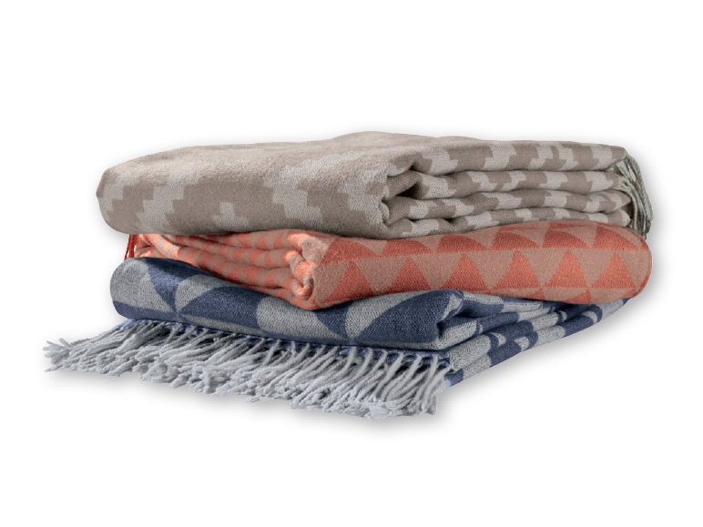MERADISO(R) Knitted Plaid row 200 x 130cm