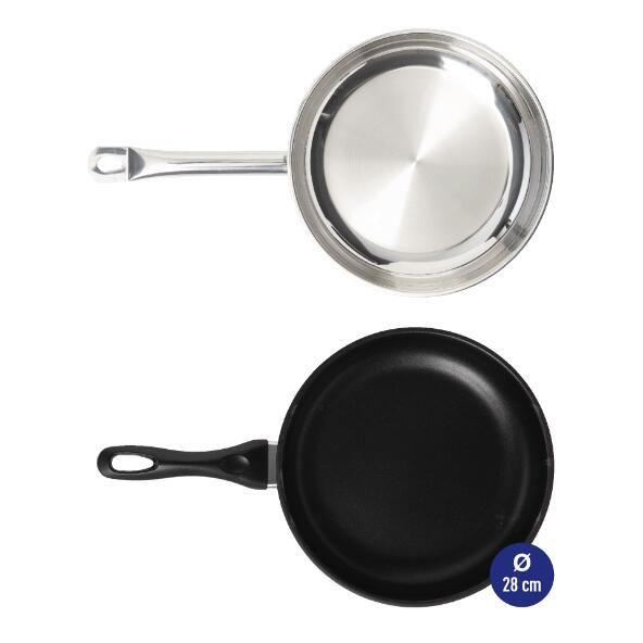 HOME CREATION KITCHEN(R) 				Sauteuse de 28 cm