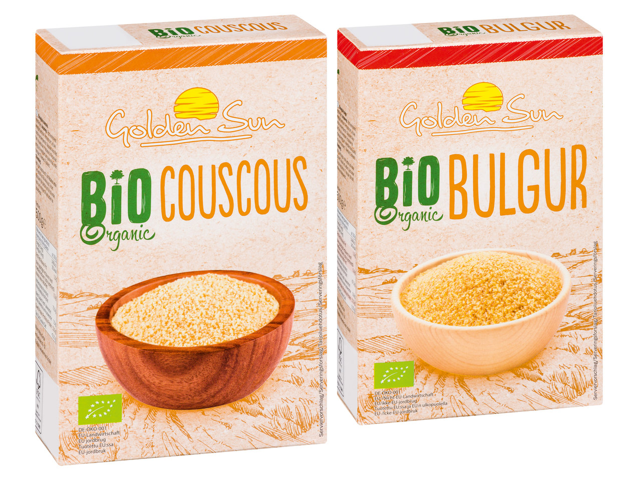 GOLDEN SUN Bio-Bulgur oder Couscous