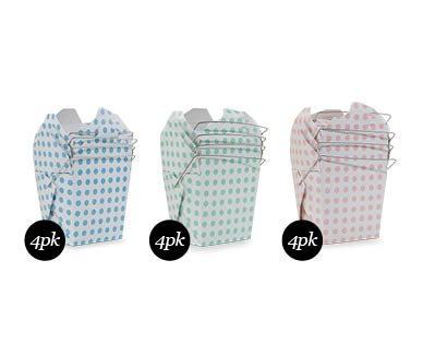 Party Accessories - Noodle Boxes 4pk