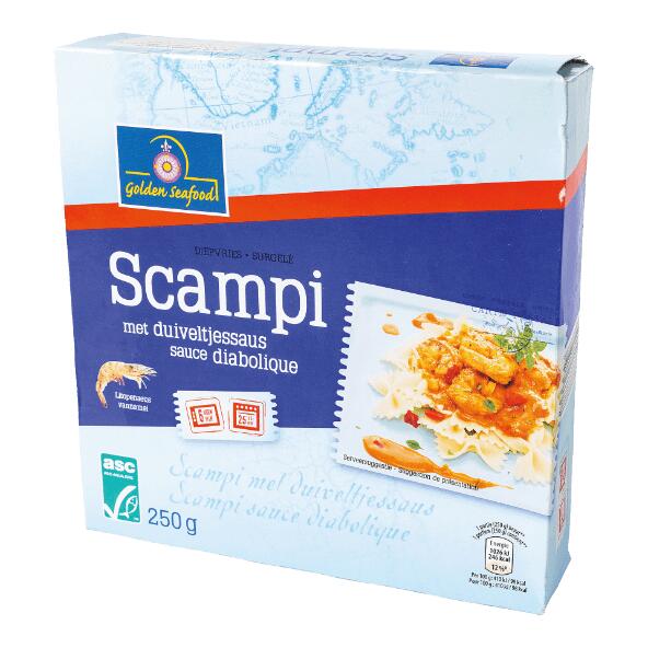 GOLDEN SEAFOOD(R) 				Cassolette de scampi