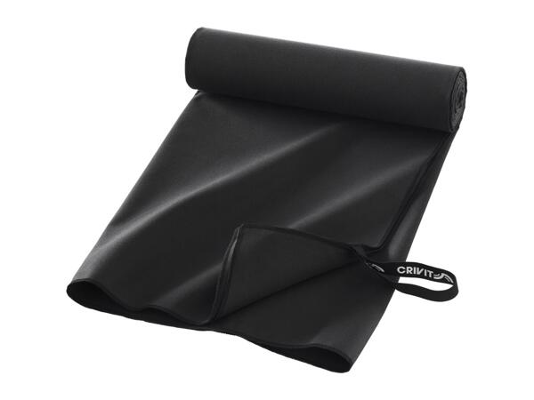 Crivit Black Microfibre Towel