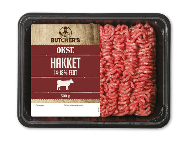 Hakket oksekød