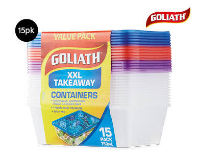 Takeaway Containers 15pk