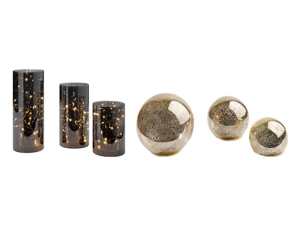 LED-dekoration av glas
