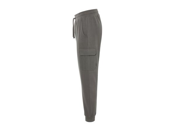 Livergy Men's Cargo Joggers - Grey