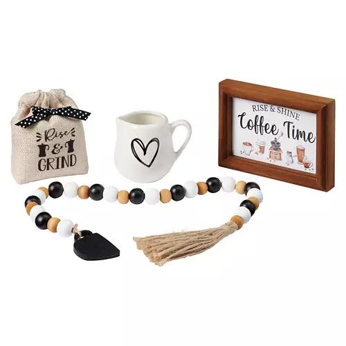 Coffee Bar Tray Objects - Coffee Time