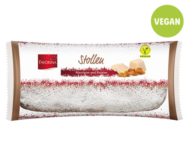 Veganer Marzipanstollen
