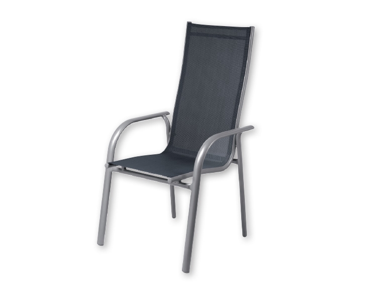 FLORABEST(R) Aluminium Garden Chair 60 x 110 x 68cm