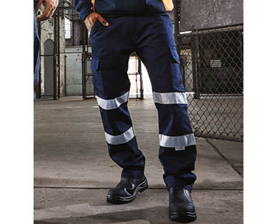Men's Cargo Work Pant with Reflective 3M Tape