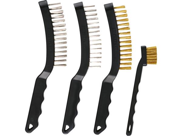 Parkside Wire Brush Set - 4 Piece Set