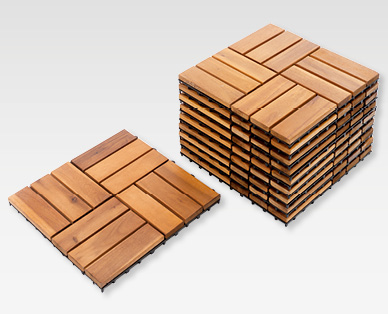 Piastrelle in legno GARDENLINE(R)