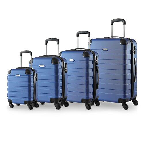 MONZANA Hartschalenkofferset Essential, 4-teilig, Blau