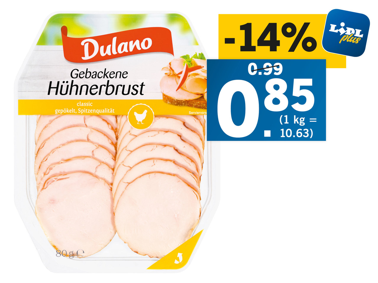 DULANO Gebackene Hühnerbrust