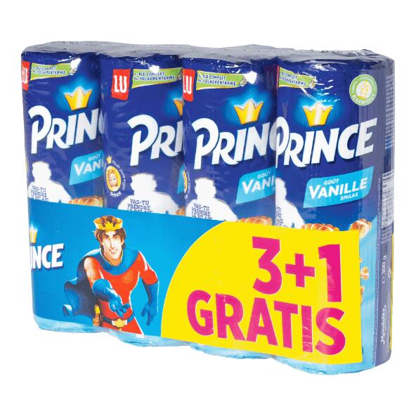 LU PRINCE(R) 				Vanillebiscuits, 4-pack