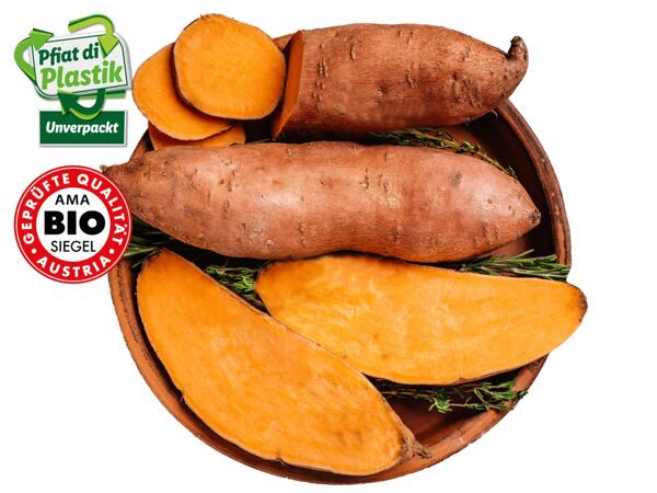 Bio Süßkartoffeln aus Österreich