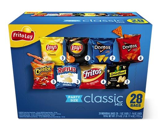Frito Lay 
 Classic Mix Variety Pack (28 ct)