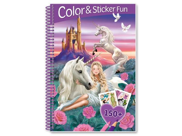 Mal- und Stickerbuch
