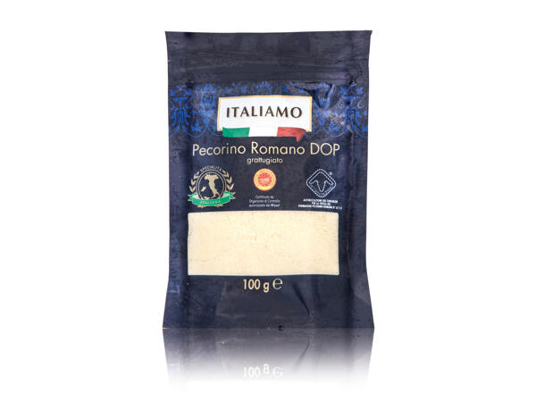 Grated Pecorino Romano PDO Cheese
