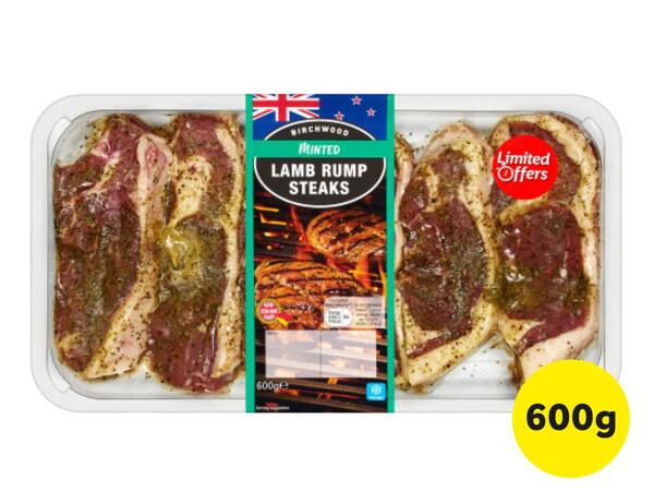 Minted Lamb Rump Steaks