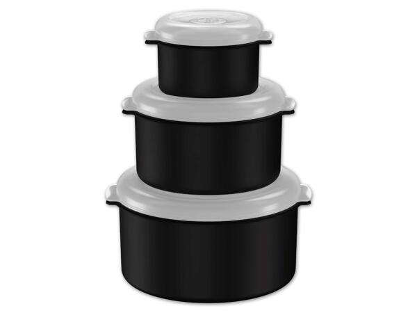 Mikrowellendosen-Set, 3-teilig