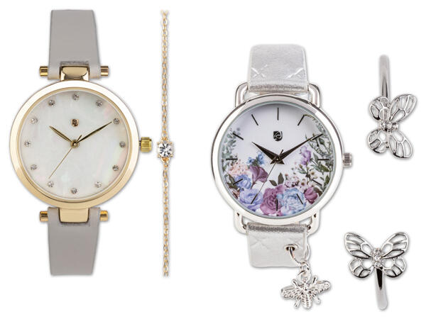 Damen Armbanduhr-Schmuckset
