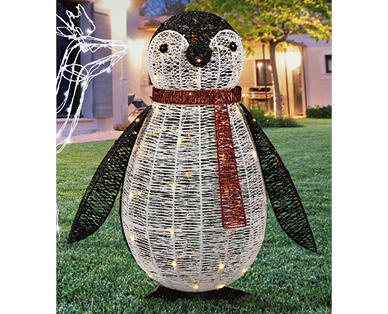 LED Solar Glitter Penguin