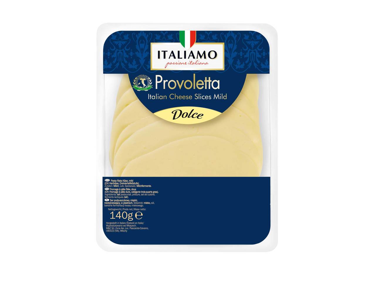 Brânză Provoletta feliată