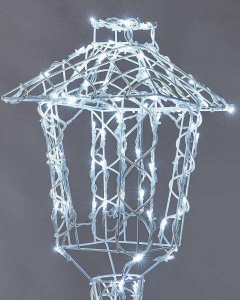 1.5m Wicker LED Lamp Post