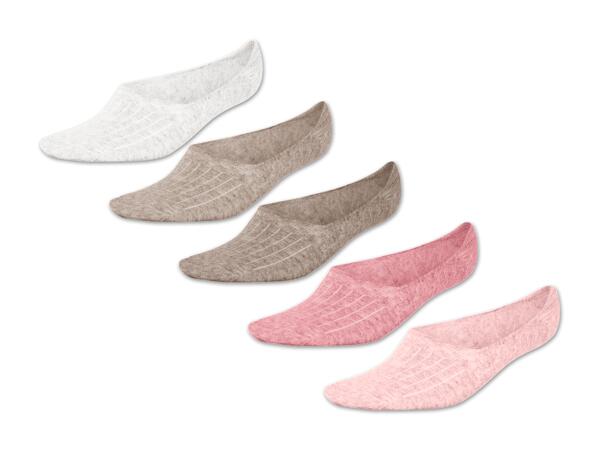 Damen/Herren Füßlinge, 5 Paar