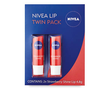 Nivea Lip Balm Twin Pack 2 x 4.8g