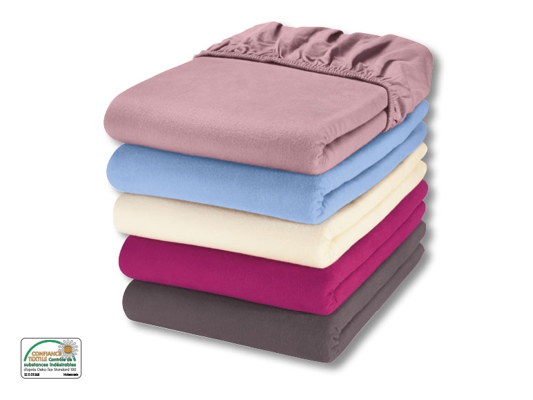 Drap housse en flanelle ***Cet article est disponible uniquement en Suisse alémanique.***