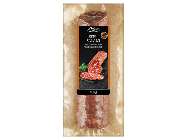 Edelsalami Schrägschnitt
