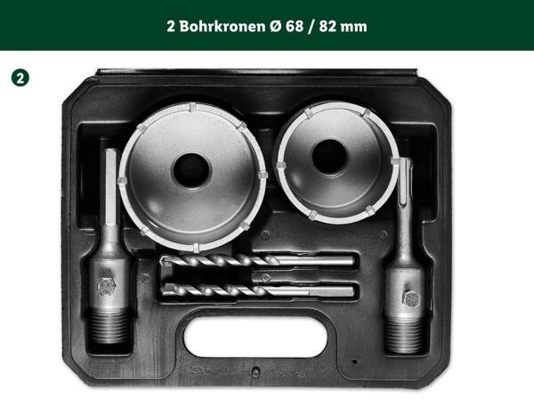 SDS-Plus Hammerbohrer-Satz/​Bohrkronen-Set