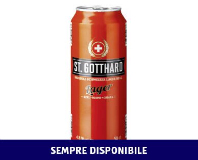 ST. GOTTHARD
BIRRA LAGER CHIARA