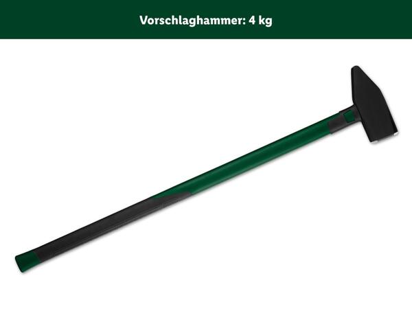 Spaltaxt, Forstaxt oder Vorschlaghammer
