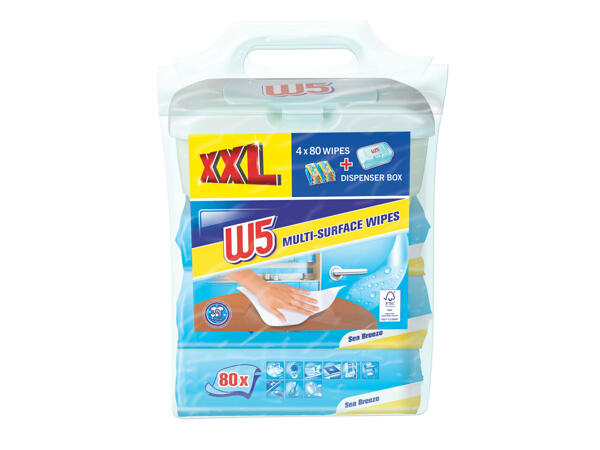 Lingettes nettoyantes humides