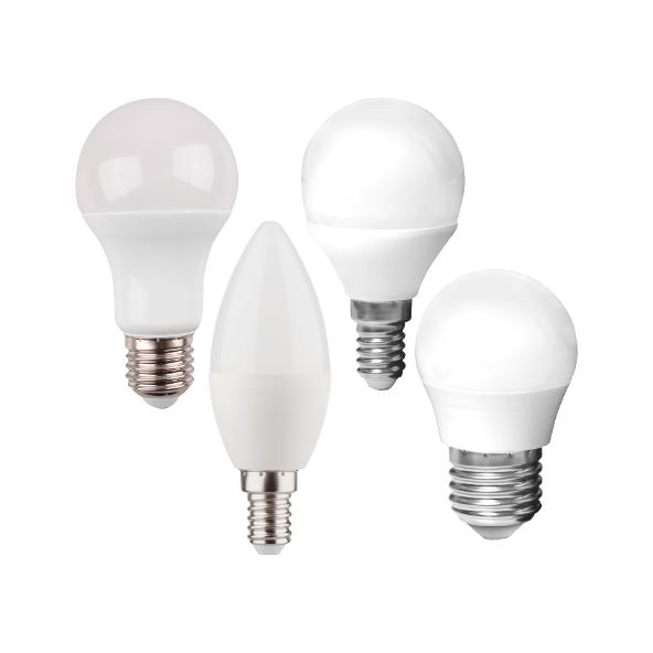 LED-pære E14 og E27