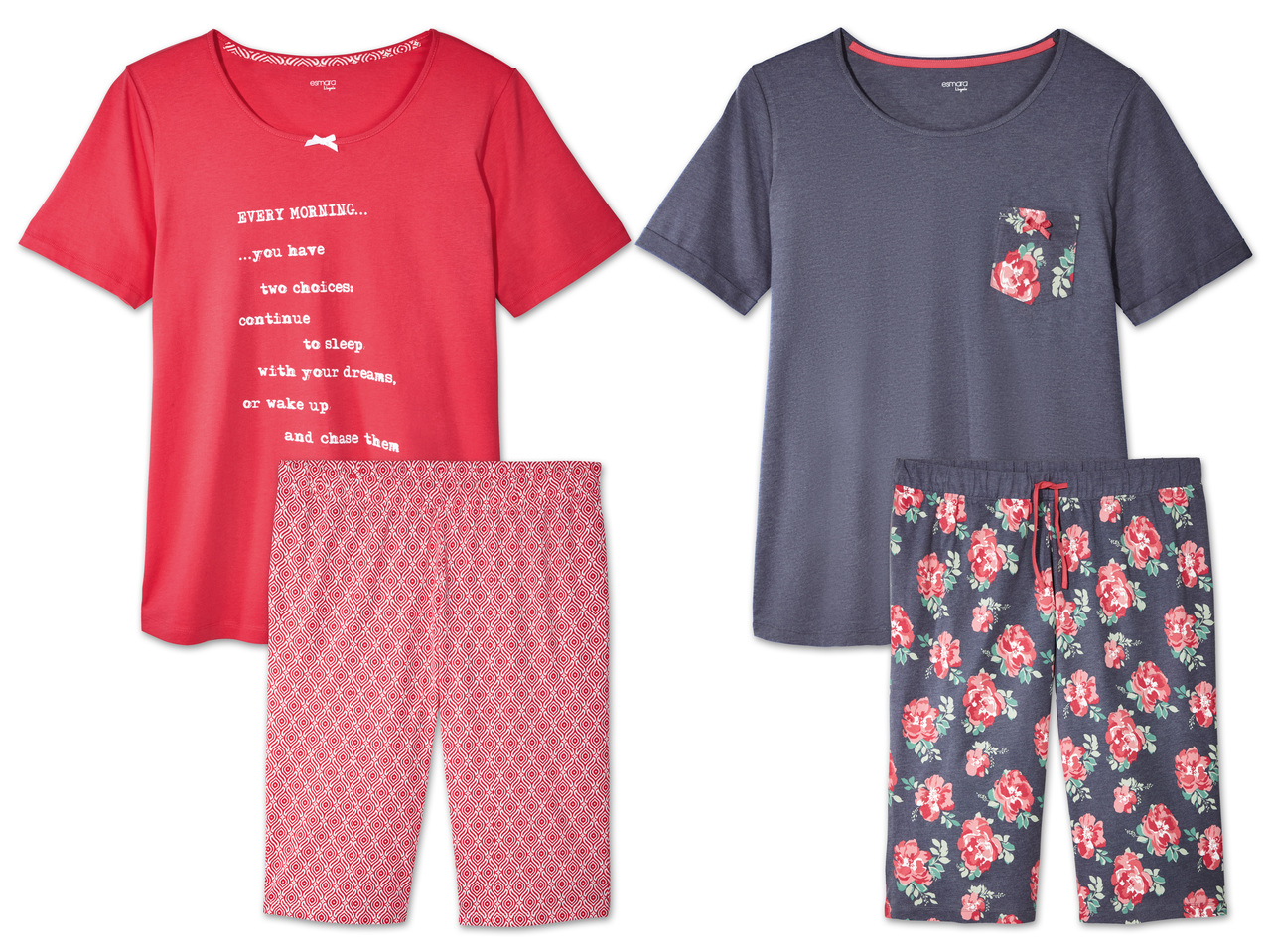 ESMARA(R)LINGERIE Damen Pyjama1