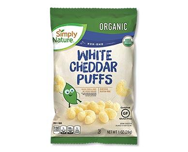 Simply Nature 
 Organic White Cheddar Puffs Snack Packs