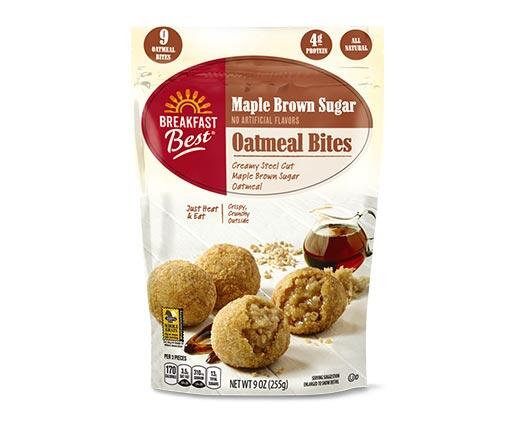 Breakfast Best 
 Oatmeal Balls Blueberry or Maple