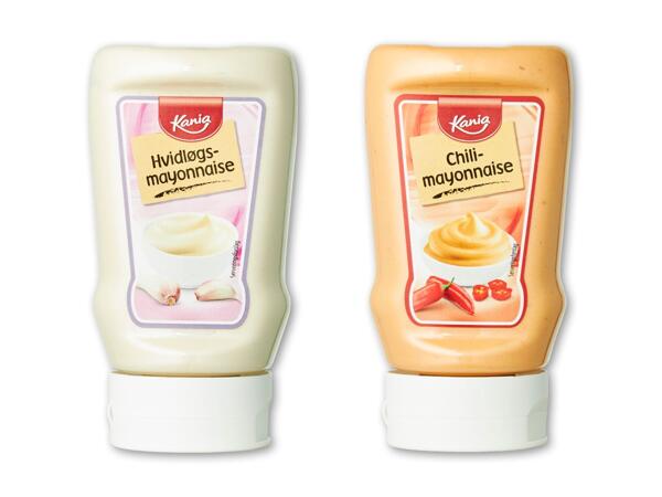 KANIA Hvidløgs-eller chilimayonnaise