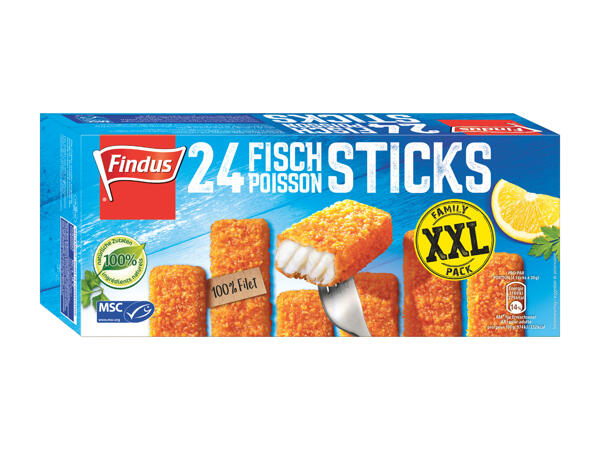 Bâtonnets de poisson Findus