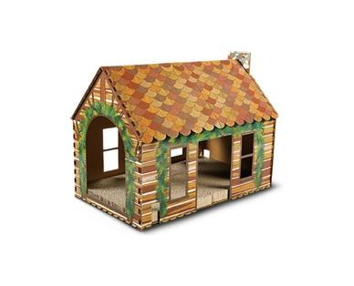 Heart to Tail Holiday Cat Scratching Playhouse