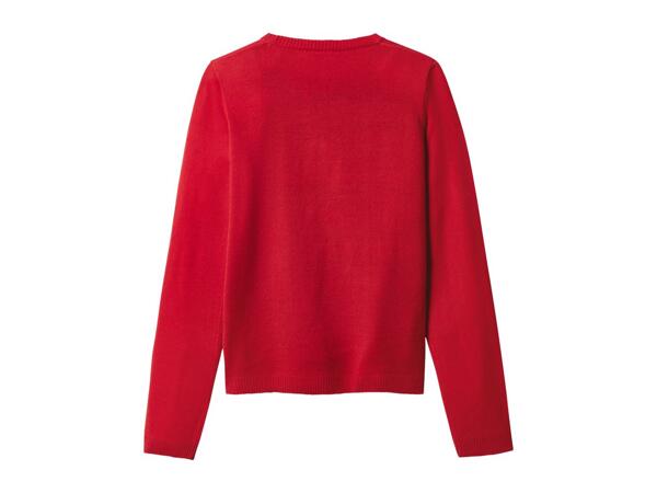 Esmara Older Kids' Red Premium Christmas Jumper With Lights