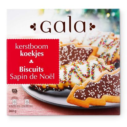 Biscuits sapin de Noël